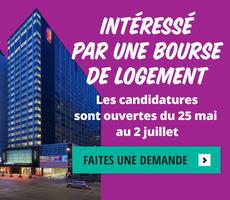 Intéressé par une bourse de logement? 25 Mai - 2 Juillet 2026. Demandes ouvertes