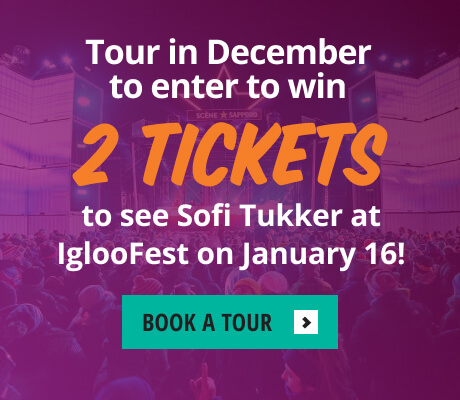 Tour in December for a chance to see Sofi Tukker at IglooFest on January 16!