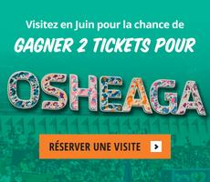 Faites une visite avec nous en juin et courez la chance de gagner deux 2 billets pour OSHEAGA